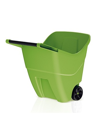 Тачка садовая Prosperplast LOAD & GO II оливковый 85 л, пластик