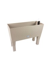 Садовое кашпо для цветов с автополивом RATO CASE HIGH DRTC800H-7529U мокко 2 предмета 72 л