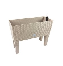 Садовое кашпо для цветов с автополивом RATO CASE HIGH DRTC800H-7529U мокко 2 предмета 72 л