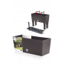 Садовое кашпо для цветов с автополивом RATO CASE HIGH DRTC800H-7529U мокко 2 предмета 72 л