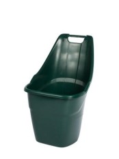 Садовая тележка Helex H9018, серая, 55 л, двухколесная, пластиковая