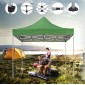 Шатер-гармошка быстросборный, тент палатка Helex 4220 зеленый 4 кв./м