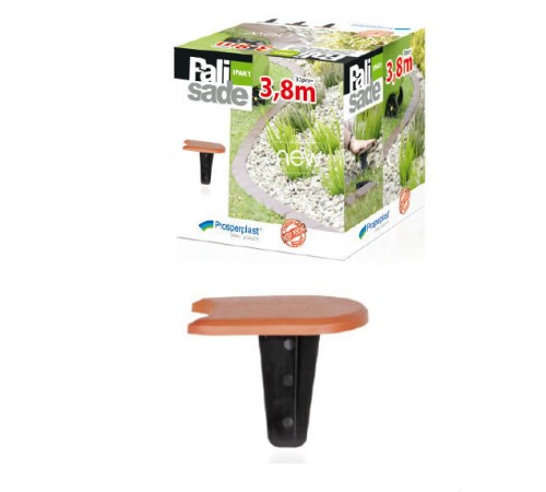 Бордюр для клумбы или сада Prosperplast IPAK1-R624 Palisada терракотовый, 380 см Бордюр для клумбы или сада Prosperplast IPAK1-R624 Palisada терракотовый, 380 см