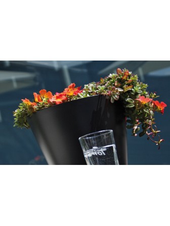 Садовое кашпо для цветов TUBUS DTUB400-S433 антрацит 28,5 л