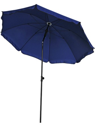 Зонт от солнца пляжный Green Glade А2072 синий d 240 см с наклоном