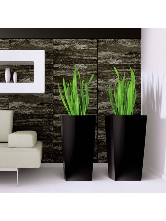 Садовое кашпо для цветов URBI SQUARE DURS265-S433 антрацит 2 предмета 11 и 26,6 л