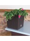 Садовое кашпо для цветов RATO LOW DRTS325L-S433 антрацит 2 предмета 21 и 32 л