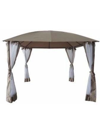 Садовый шатер беседка из полиэстера Green Glade 1067 с москитными сетками, 9 кв.м
