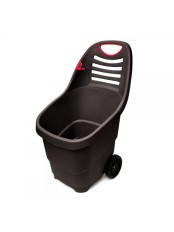 Садовая тележка Helex H809, черный 65 л, двухколесная, пластик