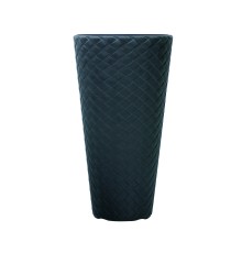 Садовое кашпо для цветов MATUBA SLIM DPMT400-S433 антрацит 2 предмета 18 и 57 л
