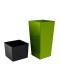Садовое кашпо для цветов URBI SQUARE DURS325-370U оливковый 2 предмета 21 и 49 л