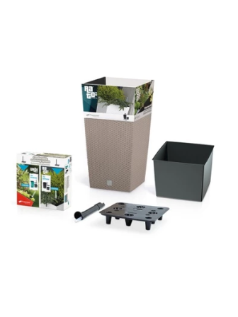 Садовое кашпо для цветов RATO SQUARE DRTS400-7529U мокко 2 предмета 37 и 91,5 л