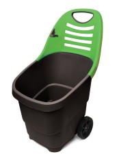 Садовая тележка Helex H810, черный/зеленый 65 л, двухколесная, пластик