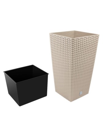 Садовое кашпо для цветов RATO SQUARE DRTS400-7529U мокко 2 предмета 37 и 91,5 л