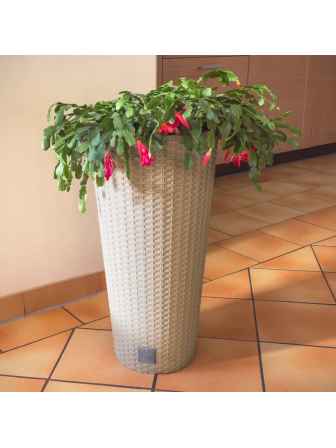 Садовое кашпо для цветов RATO TUBUS DRTUS400-7529U мокко 2 предмета 35 и 64 л