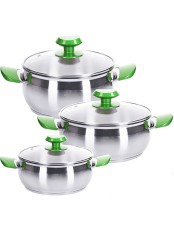 Набор из 3-х кастрюль MAYER & BOCH 80273, нержавеющая сталь