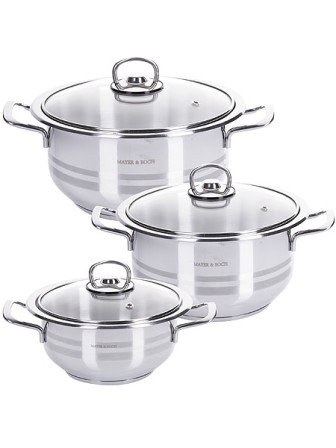Набор кастрюль из нержавеющей стали MAYER & BOCH 80270
