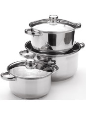 Набор кастрюль из нержавеющей стали MAYER & BOCH 25753, 3 кастрюли