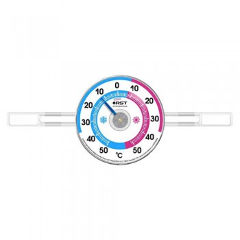 Термометр оконный биметаллический на липучках RST 02094