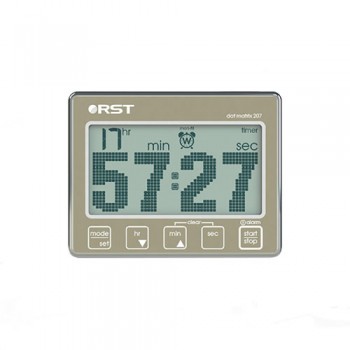 Цифровой таймер-секундомер с часами RST 04207