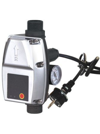 Регулятор давления электронный ЭДД-5, кабель1,3м+розетка (до 1.1кВт, 10А, 1.5-10бар, t°C 0-60, d вх./вых.отв. 1")