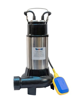 Насос фекальный (изм.нож) Vodotok V1300DF, (1300Вт, 300л/мин, H-12м, d вых.отв.50мм, кабель 6м).