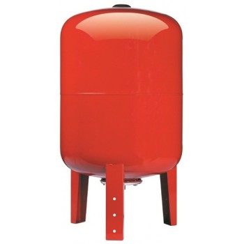 Бак расширительный (экспанзомат) БРОФ-80л-В для систем отопления (красный).
