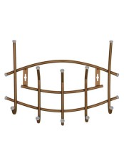 Вешалка настенная в прихожую Ника Премиум ВНП3, цвет медный антик