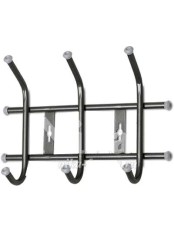 Вешалка настенная в прихожую Ника ВНТ3, цвет черный