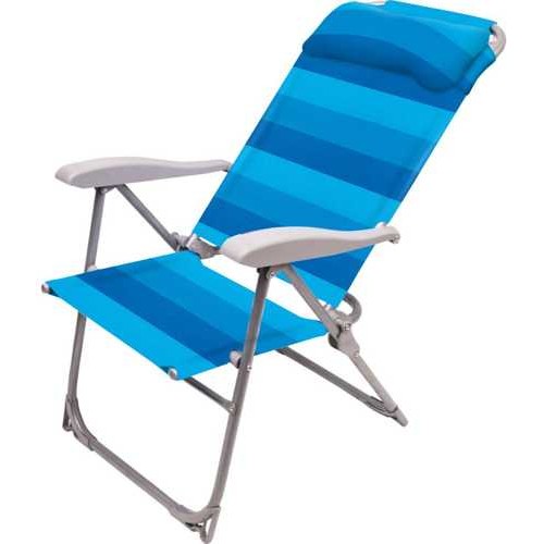 Кресло-шезлонг складное Ника К2 Цвет - Синий