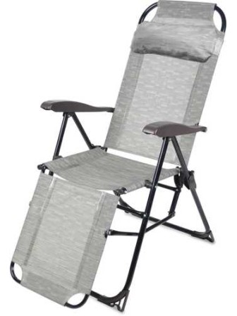 Кресло шезлонг складной Ника КШ3/4 цвет "Бамбук"