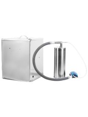 Коптильня для холодного копчения Дым Дымыч 02М, ёмкость 32л + компрессор, нержавеющая сталь
