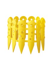 Декоративный заборчик Ромашки М503, пластик, 2,4 м, в ассортименте