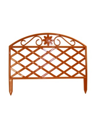 Декоративный заборчик Решетка М375, пластик, в ассортименте