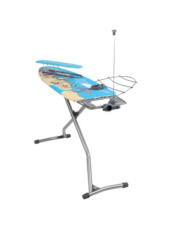 Доска гладильная Ника 12 Н12, подрукавник, розетка, 40х122 см