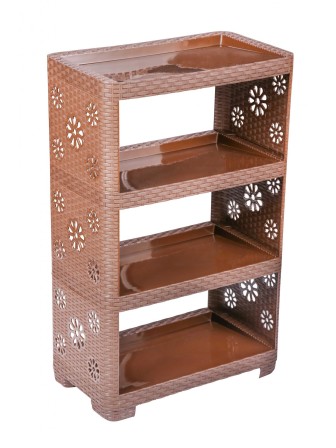 Этажерка для обуви М7057, 4 полки, венге