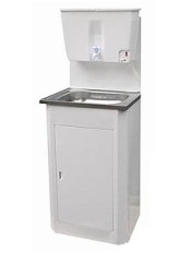 Умывальник 17л Дачный белый,нерж.мойка,подогрев
