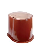 Туалет дачный для выгребной ямы М1295, коричневый