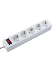 Сетевой фильтр КОСМОС 3м 5гн-д,пвс3х0,75мм2 бел