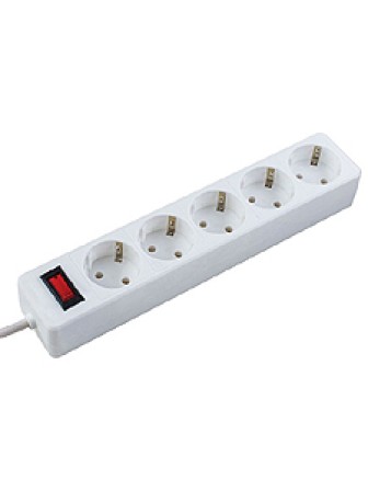 Сетевой фильтр КОСМОС 3м 5гн-д,пвс3х0,75мм2 бел