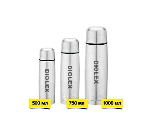 Термос для чая и кофе 0,5 л DIOLEX DX-500-В с чехлом, узкое горло Термос для чая и кофе 0,5 л DIOLEX DX-500-В с чехлом, узкое горло