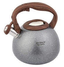 Чайник со свистком ZEIDAN Z-4229, 3,0 л, серый