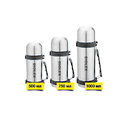 Термос для чая и кофе 1 л DIOLEX DXT-1000-1 с ручкой
