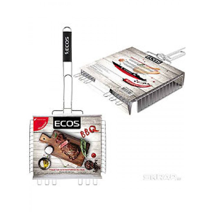 Гриль-решетка ECOS RD-102C 31х24х5см в картоне