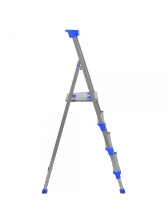 Стремянка НИКА СМ4 металлическая 4 ступени, широкая ступень