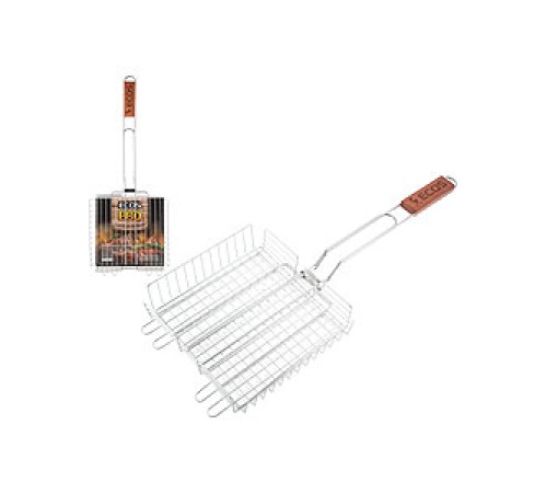 Гриль-решетка ECOS X-381D 22x22см,3уров,дер.руч