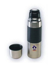 Термос 0,75 л с кнопкой Пингвин ВК-37 нержавеющая сталь