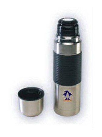 Термос 0,75 л с кнопкой Пингвин ВК-37 нержавеющая сталь
