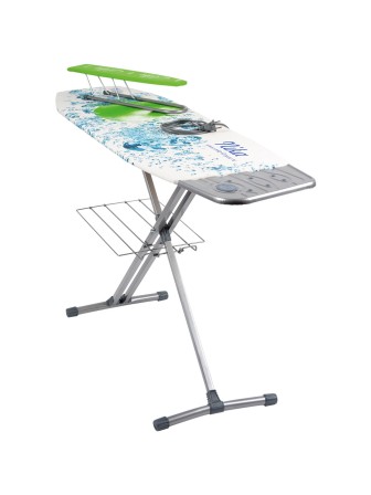 Доска гладильная Ника 8 Н8, 40х122 см, фанера, удлинитель, подрукавник, полка