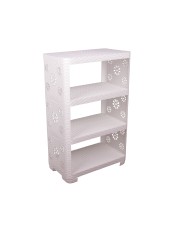 Этажерка Плетенка М2551 №2, 4 полки, белая